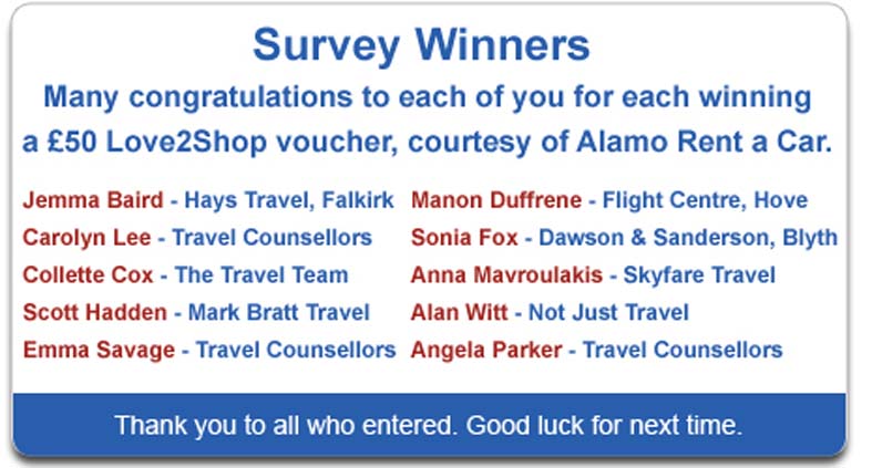 Alamo Survey Winner