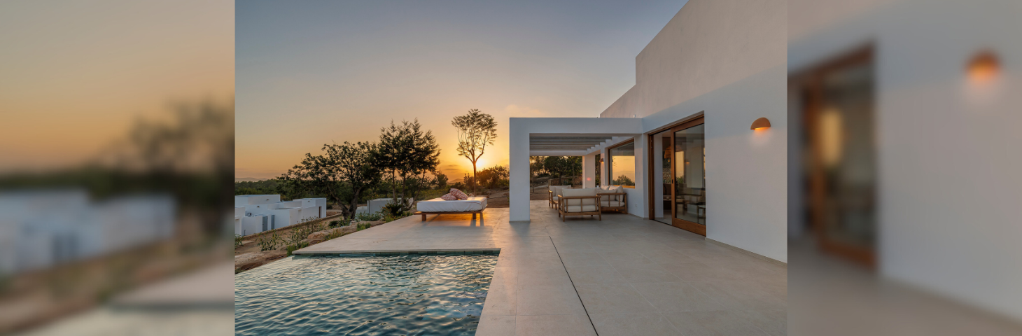 A Grand Suite with pool at Can Lluc, Ibiza.