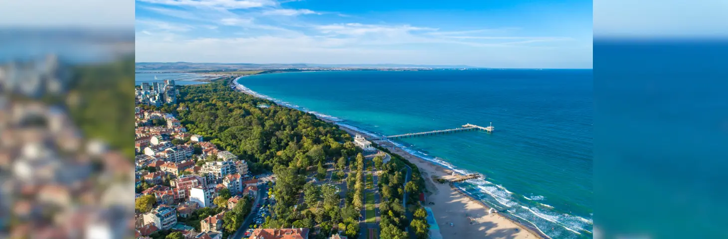 Image of a beach in Bulgaria