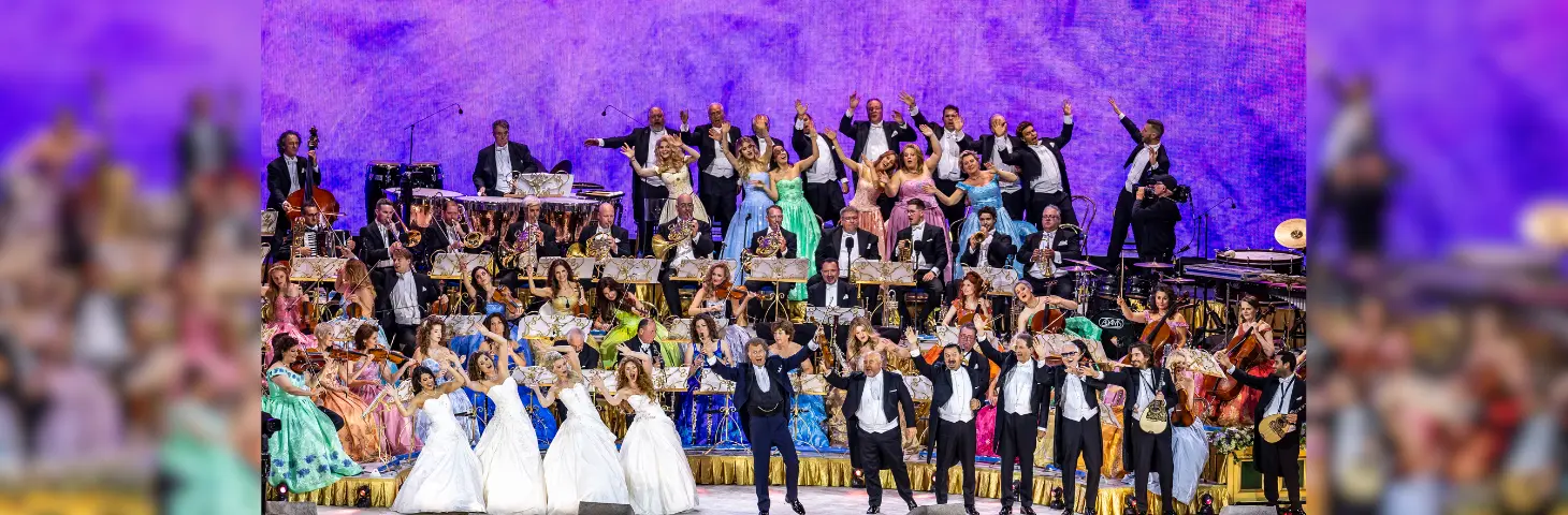 Image of Andre Rieu at one of his concerts